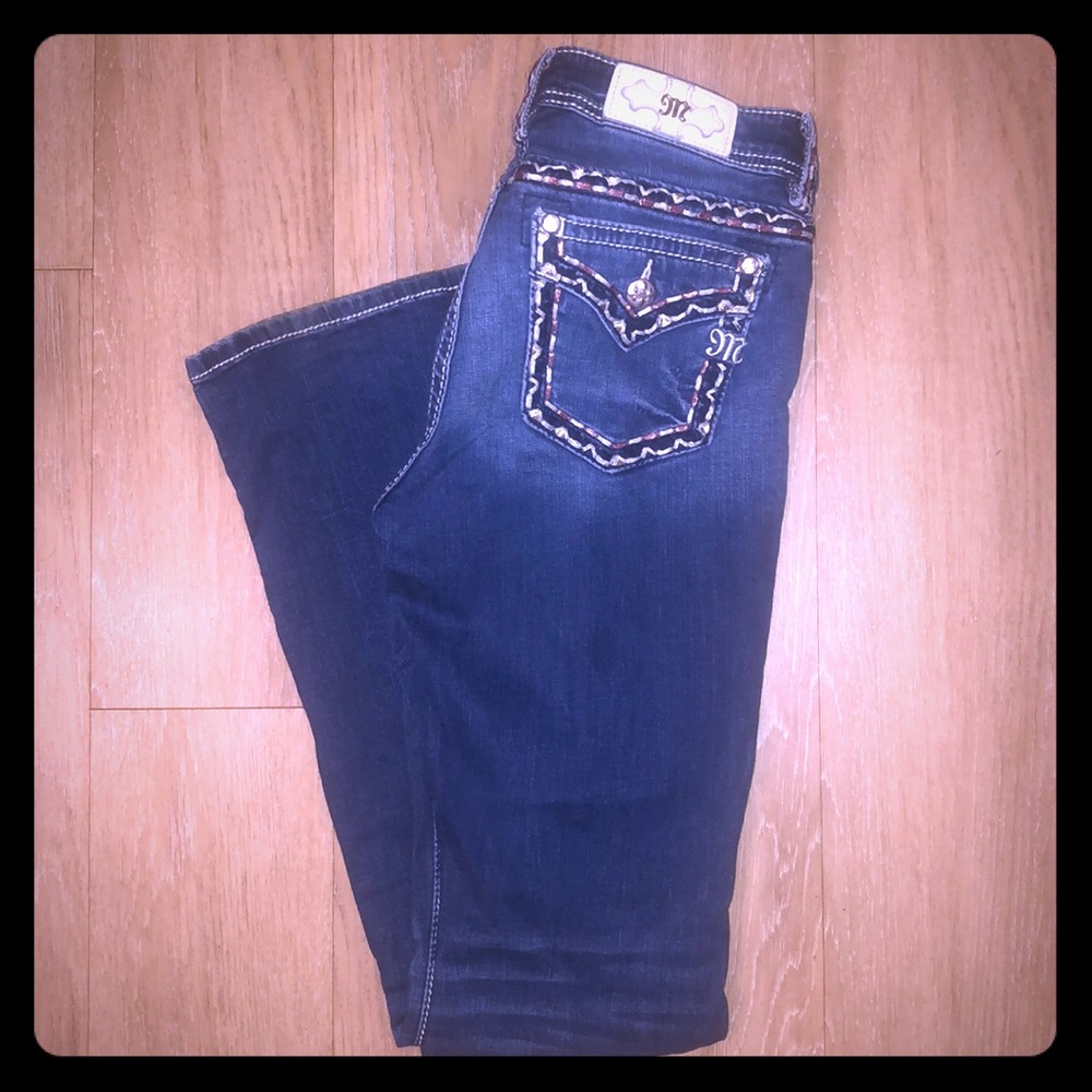 Nearly new Miss Me jeans! Size 28/34